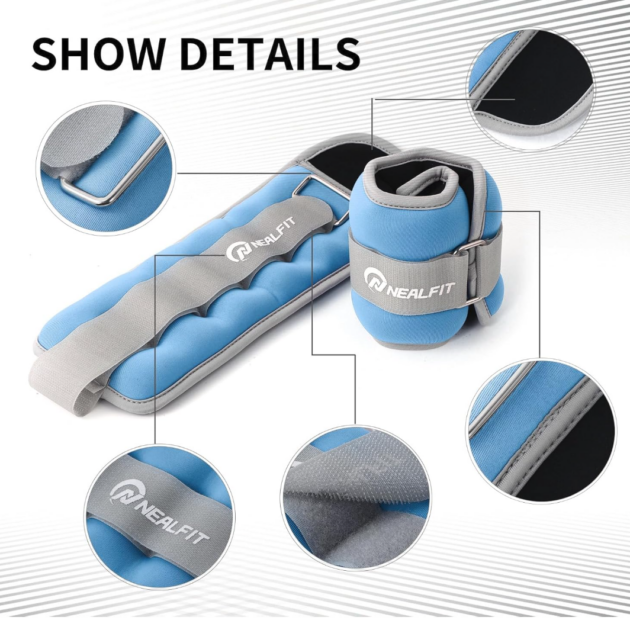 1lb Ankle Weights for Men/Women, Leg, Arm, Wrist, Weights