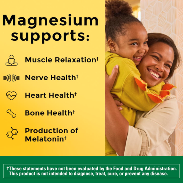 Nature Made Magnesium Complex Supplement with Vitamin D & Zinc