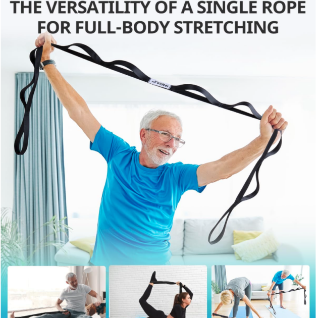 Stretching Strap for Physical Therapy & Home Rehab