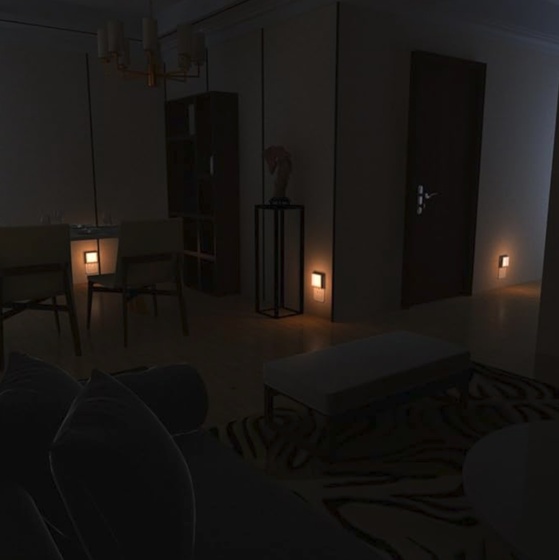 Plug in Dimmable Led Night Light 4-Pack - Image 2
