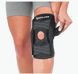 Adjusting Hinged Knee Brace for Men and Women, Knee Stabilizer for Compression and Pain Relief Support